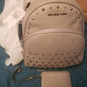 Micheal Kors Abbey Backpack with Coin Purse